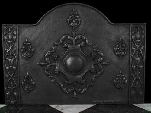 French Cast Iron Fireback